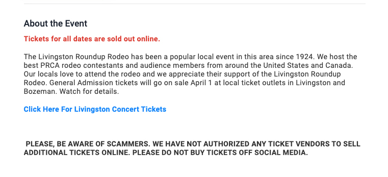 Ticket Scalpers - What To Look For